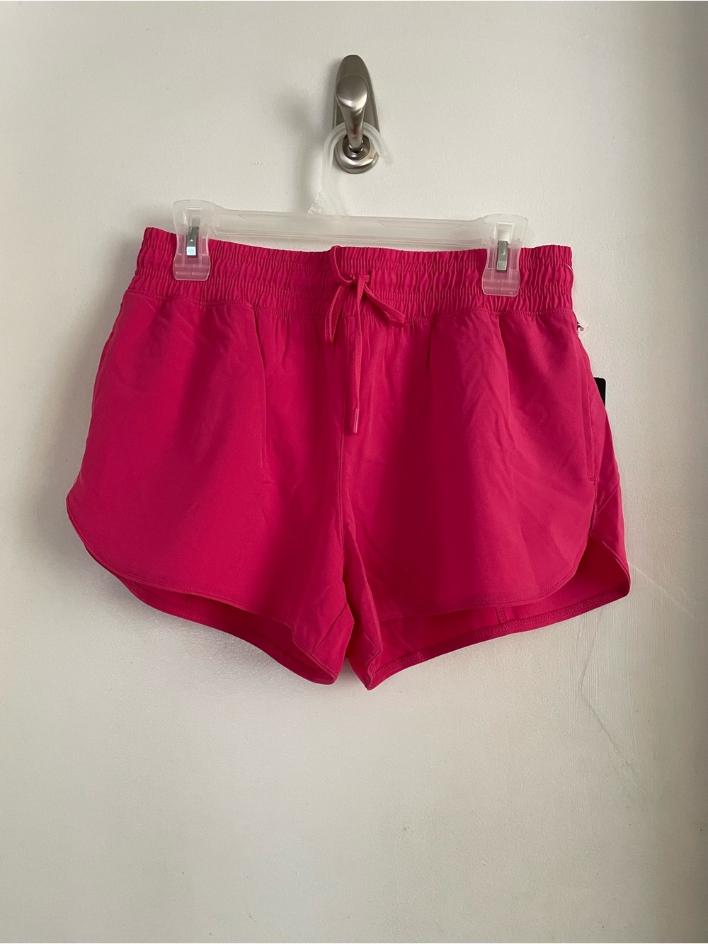 Women’s Athletic Drawstring Shorts in Bright Pink
